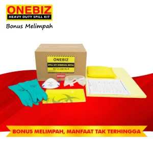 ONEBIZ CHEMICAL SPILL KIT 10 Liter Refill SPILL KIT OB 14-CSK10L-R / 3 Gallon