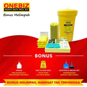 ONEBIZ CHEMICAL SPILL KIT 120 Liter SPILL KIT OB 14-CSK120L / 32 Gallon