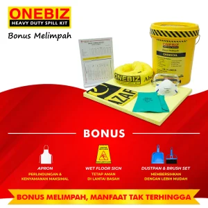 ONEBIZ CHEMICAL SPILL KIT 15 Liter SPILL KIT OB 14-CSK15L / 4 Gallon