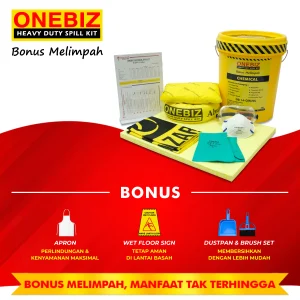 ONEBIZ CHEMICAL SPILL KIT 20 Liter SPILL KIT OB 14-CSK20L / 5 Gallon
