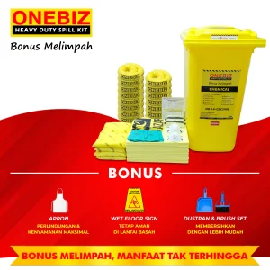 ONEBIZ CHEMICAL SPILL KIT 240 Liter SPILL KIT OB 14-CSK240L / 63 Gallon