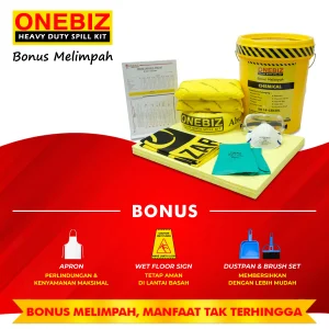 ONEBIZ CHEMICAL SPILL KIT 30 Liter SPILL KIT OB 14-CSK30L / 8 Gallon