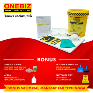 ONEBIZ OIL SPILL KIT 10 Liter SPILL KIT OB 14-OSK10L / 3 Gallon
