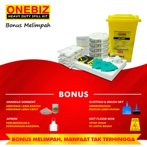 ONEBIZ OIL SPILL KIT 75 Liter SPILL KIT OB 14-OSK75L / 20 Gallon