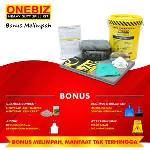 ONEBIZ UNIVERSAL SPILL KIT 20 Liter SPILL KIT OB 14-USK20L / 5 Gallon