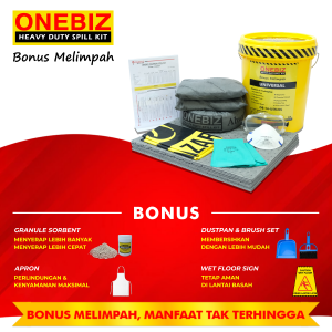 ONEBIZ UNIVERSAL SPILL KIT 30 Liter SPILL KIT OB 14-USK30L / 8 Gallon