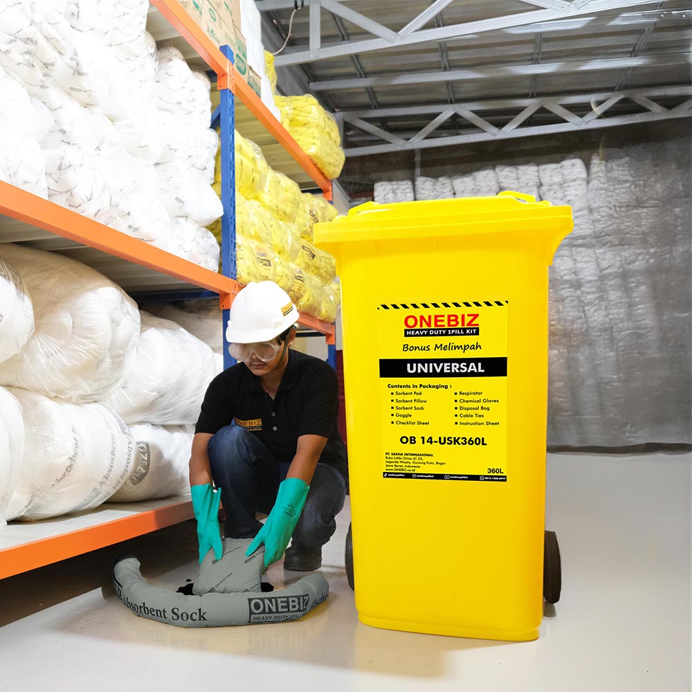 ONEBIZ UNIVERSAL SPILL KIT 360 Liter SPILL KIT OB 14-USK360L / 95 Gallon ONEBIZ UNIVERSAL SPILL KIT 360 Liter SPILL KIT OB 14-USK360L / 95 Gallon