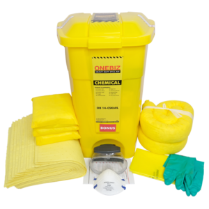 ONEBIZ CHEMICAL SPILL KIT 60 Liter SPILL KIT OB 14-CSK60L / 16 Gallon