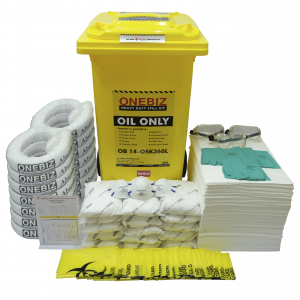 ONEBIZ OIL SPILL KIT 360 Liter SPILL KIT OB 14-OSK360L / 95 Gallon