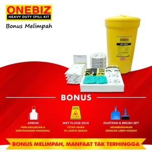 ONEBIZ OIL SPILL KIT 100 Liter SPILL KIT OB 14-OSK100L / 27 Gallon
