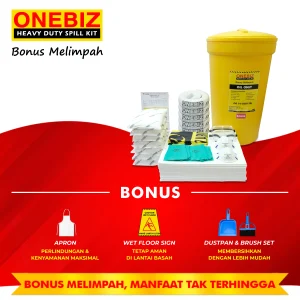 ONEBIZ OIL SPILL KIT 150 Liter SPILL KIT OB 14-OSK150L / 40 Gallon
