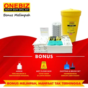 ONEBIZ OIL SPILL KIT 200 Liter SPILL KIT OB 14-OSK200L / 53 Gallon