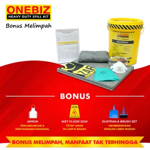 ONEBIZ UNIVERSAL SPILL KIT 10 Liter SPILL KIT OB 14-USK10L / 3 Gallon