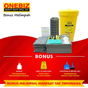 ONEBIZ UNIVERSAL SPILL KIT 200 Liter SPILL KIT OB 14-USK200L / 53 Gallon