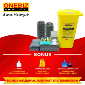 ONEBIZ UNIVERSAL SPILL KIT 240 Liter SPILL KIT OB 14-USK240L / 63 Gallon