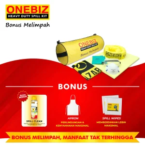 ONEBIZ Heavy Duty Spill Kit OB 14-PCSK15L Portable Chemical Spill Kit 15 Liter / 4 Gallon