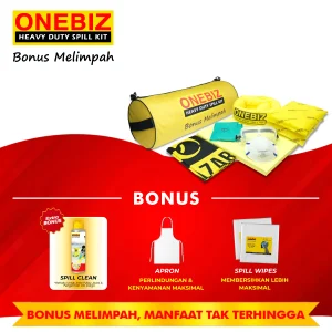 ONEBIZ Heavy Duty Spill Kit OB 14-PCSK25L Portable Chemical Spill Kit 25 Liter / 7 Gallon